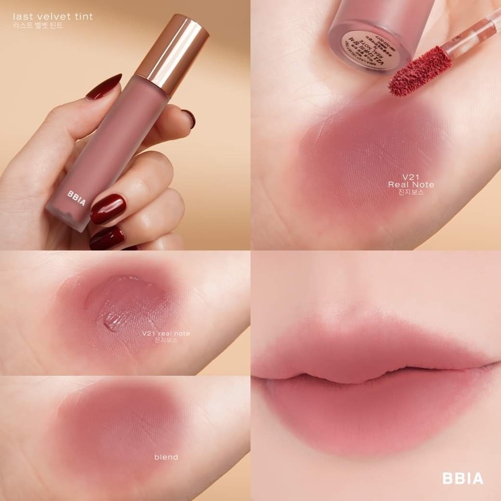 HIGHLY RAVE ASIAN MAKEUP | BBIA Last Velvet Tint V21 Real Note | Mauve Pink